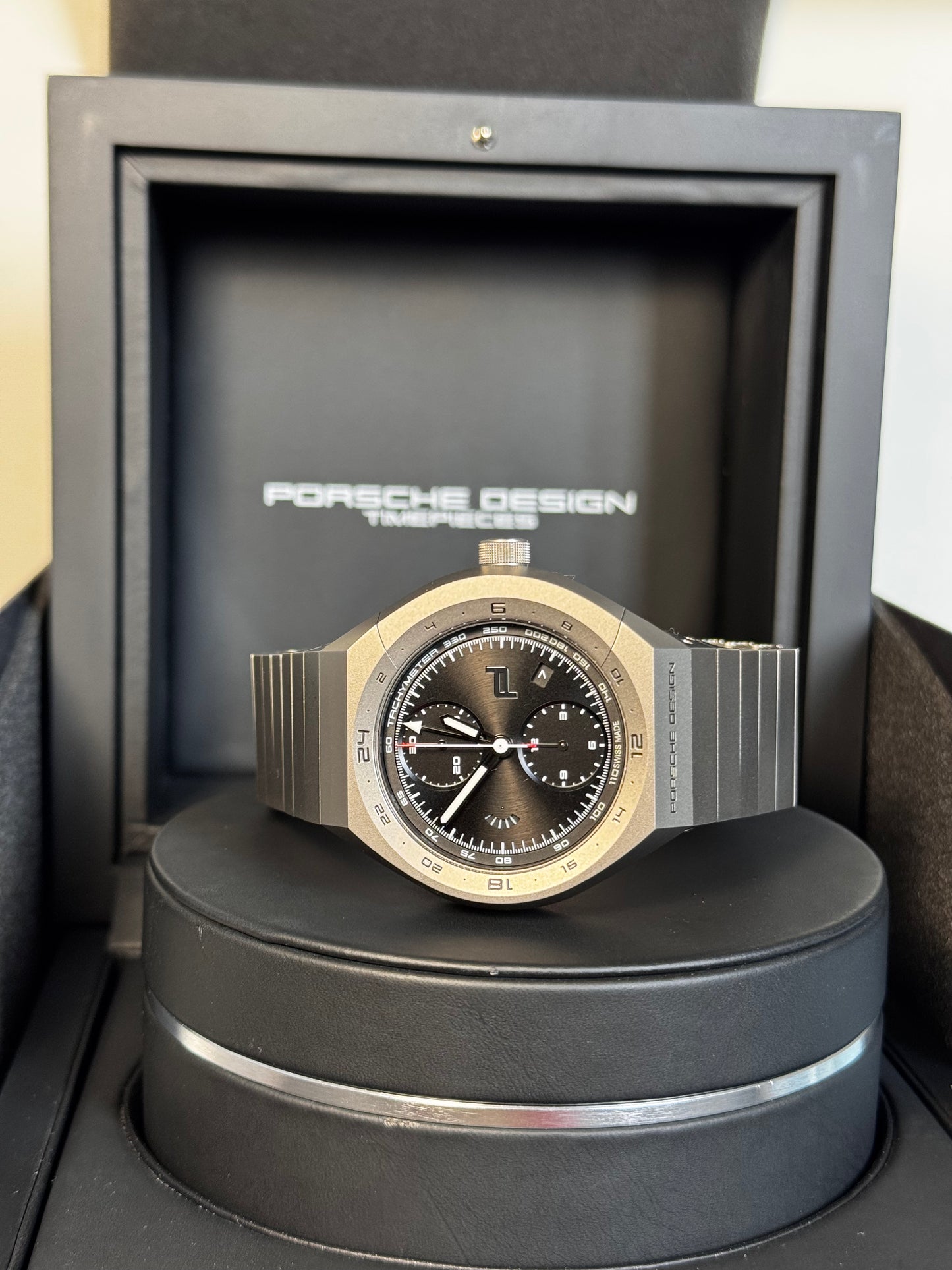 Porsche Design Attuatore Monoblocco GMT-Chronotimer Tutto Titanio