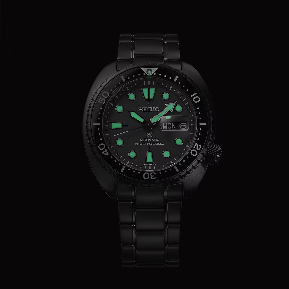 Seiko Prospex Black Series Night Vision Turtle Diver
