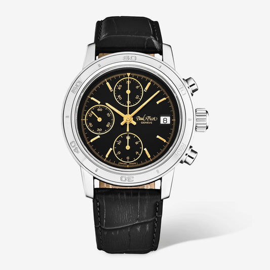 Paul Picot Chronosport Chronograph Black Dial Men's Automatic Watch