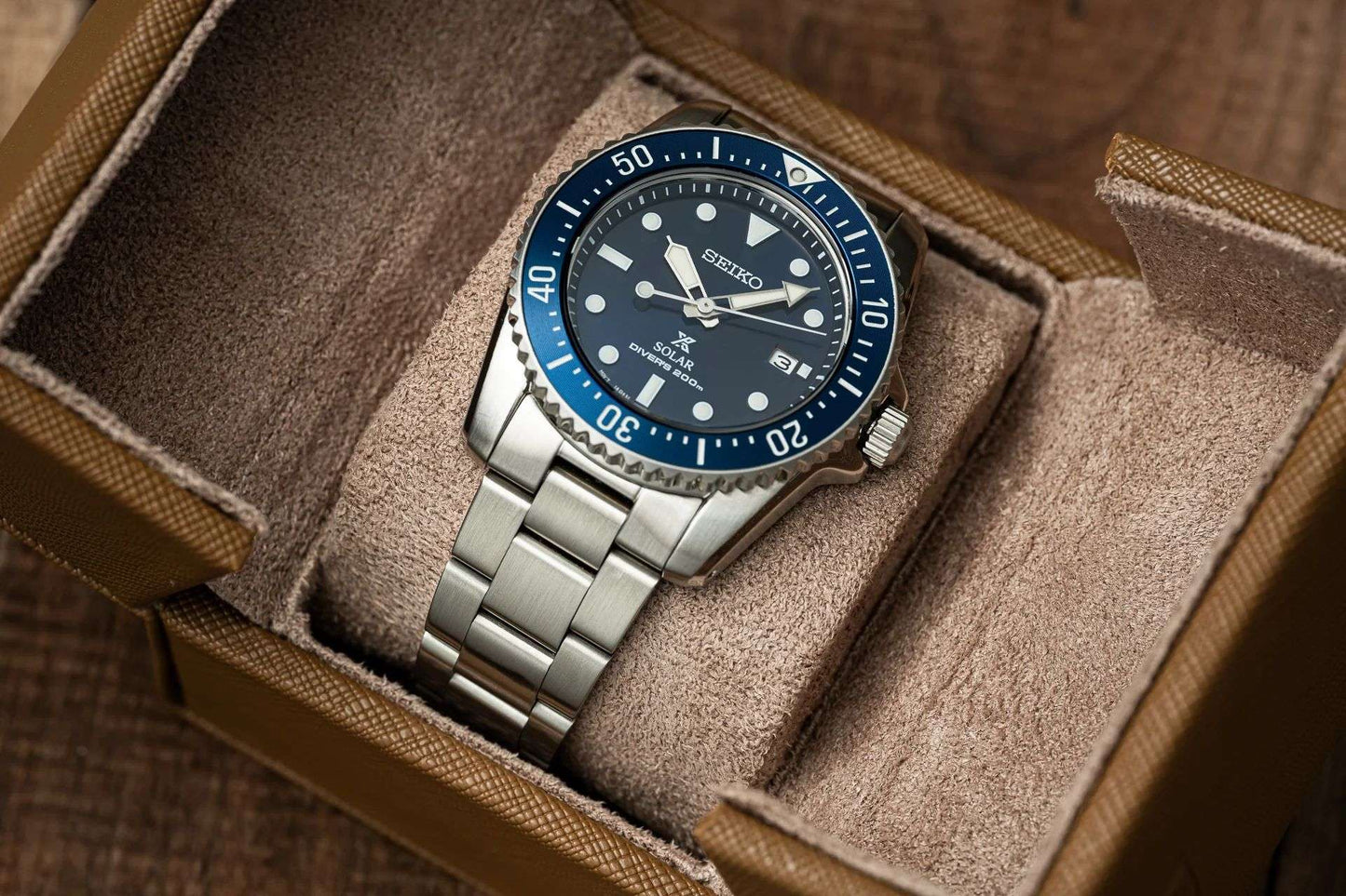 Seiko Prospex Compact Solar Diver Blue