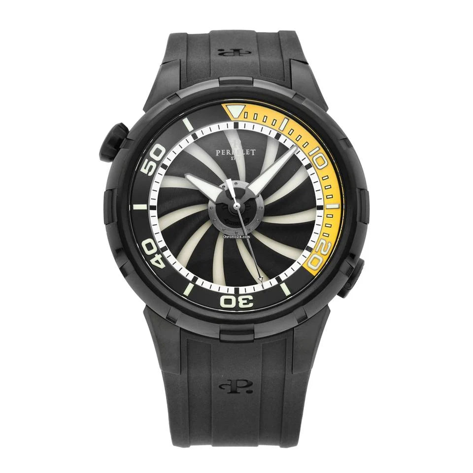 Perrelet Turbine Yacht Black Dial 47mm Automatic Men’s Watch
