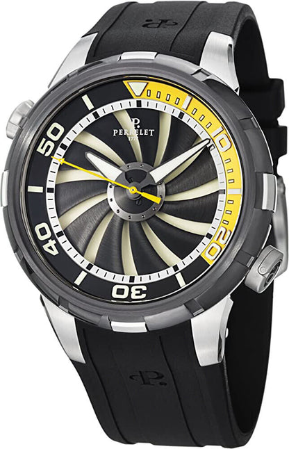 Perrelet Turbine Yacht Black Dial 47mm Automatic Men’s Watch
