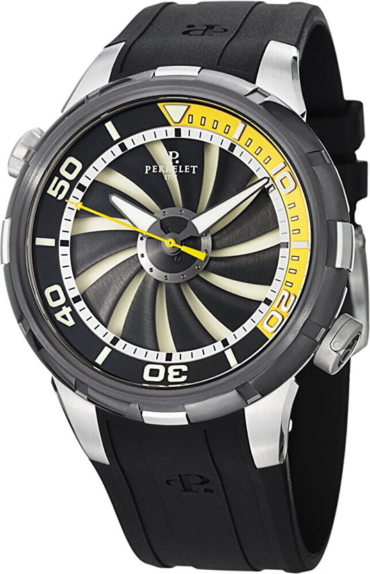 Perrelet Turbine Yacht Black Dial 47mm Automatic Men’s Watch