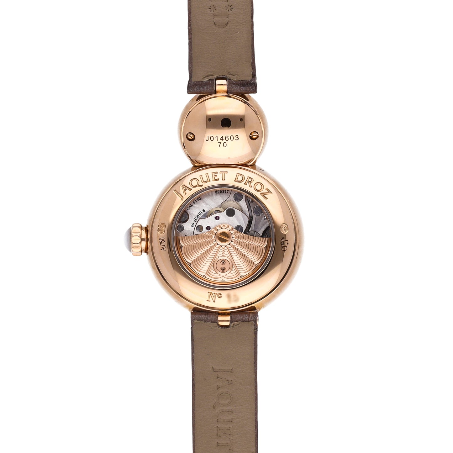 Jaquet Droz Lady 8 Petite 18k Rose Gold Automatic Ladies Watch