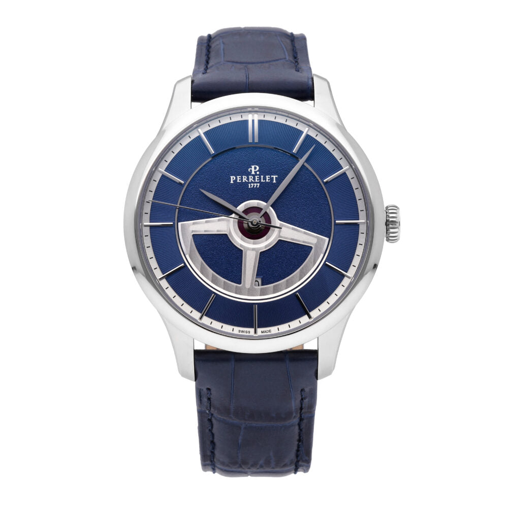 Perrelet Double Rotor Blue Dial 42.5mm Automatic