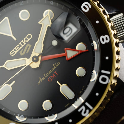 Seiko 5 Sports GMT Mocha SKX reinterpretation