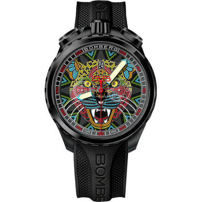 Bomberg Bolt-68 Heritage Jaguar Huichol