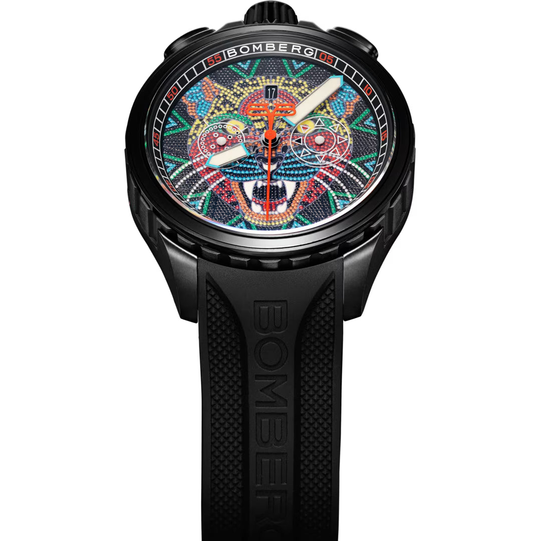 Bomberg Bolt-68 Heritage Jaguar Huichol