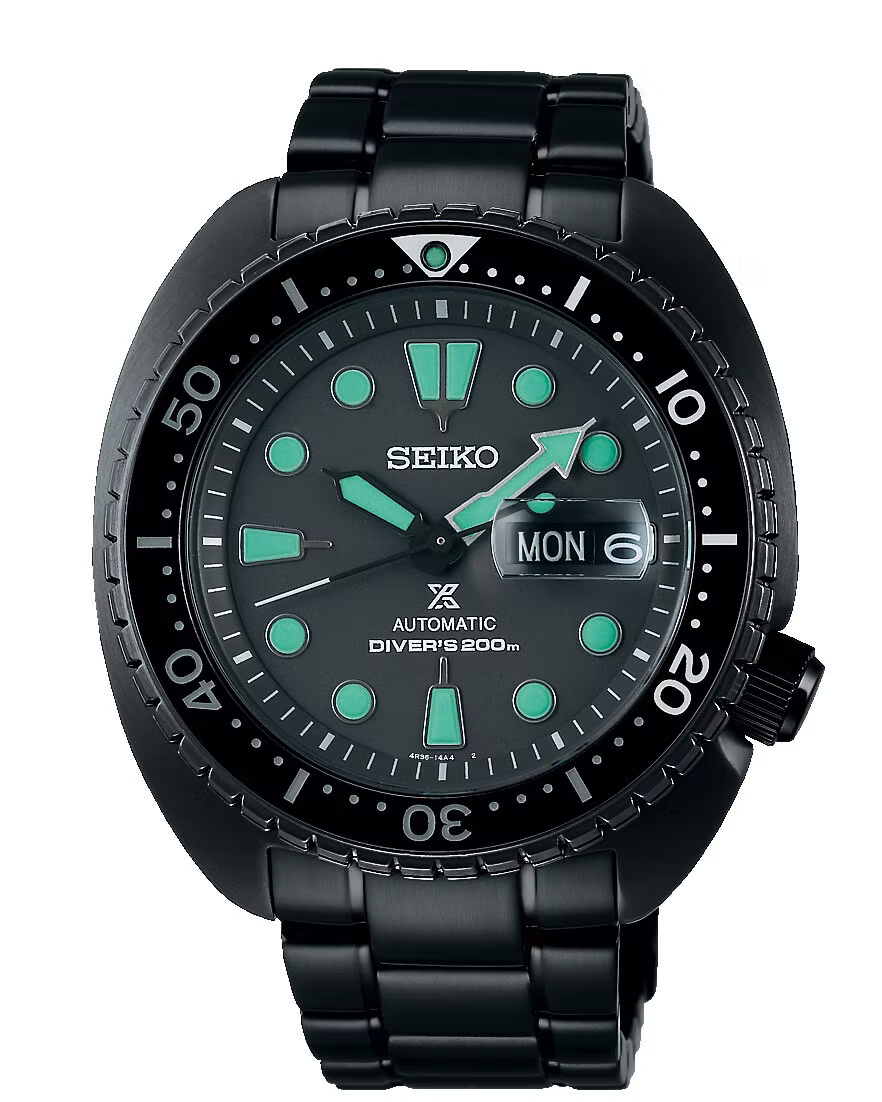 Seiko Prospex Black Series Night Vision Turtle Diver