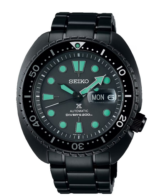 Seiko Prospex Black Series Night Vision Turtle Diver