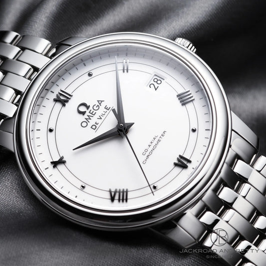 Omega De Ville Prestige White Dial
