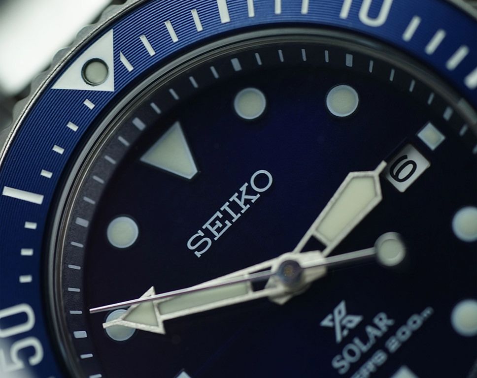 Seiko Prospex Compact Solar Diver Blue